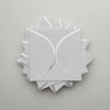 Semi Circle Envelope With Foil (line) ( Set of 5)