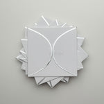 Semi Circle Envelope With Foil (line) ( Set of 5)