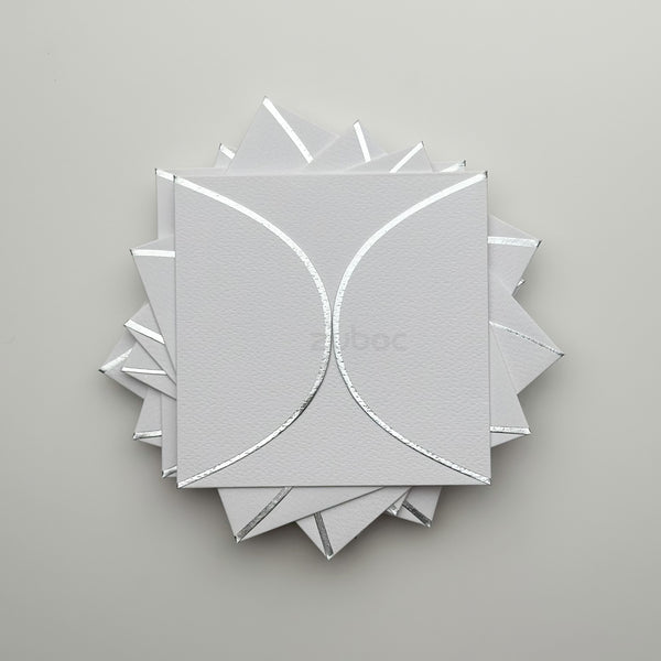 Baby pink semi circle envelope 12.5 cm for personalized gifts