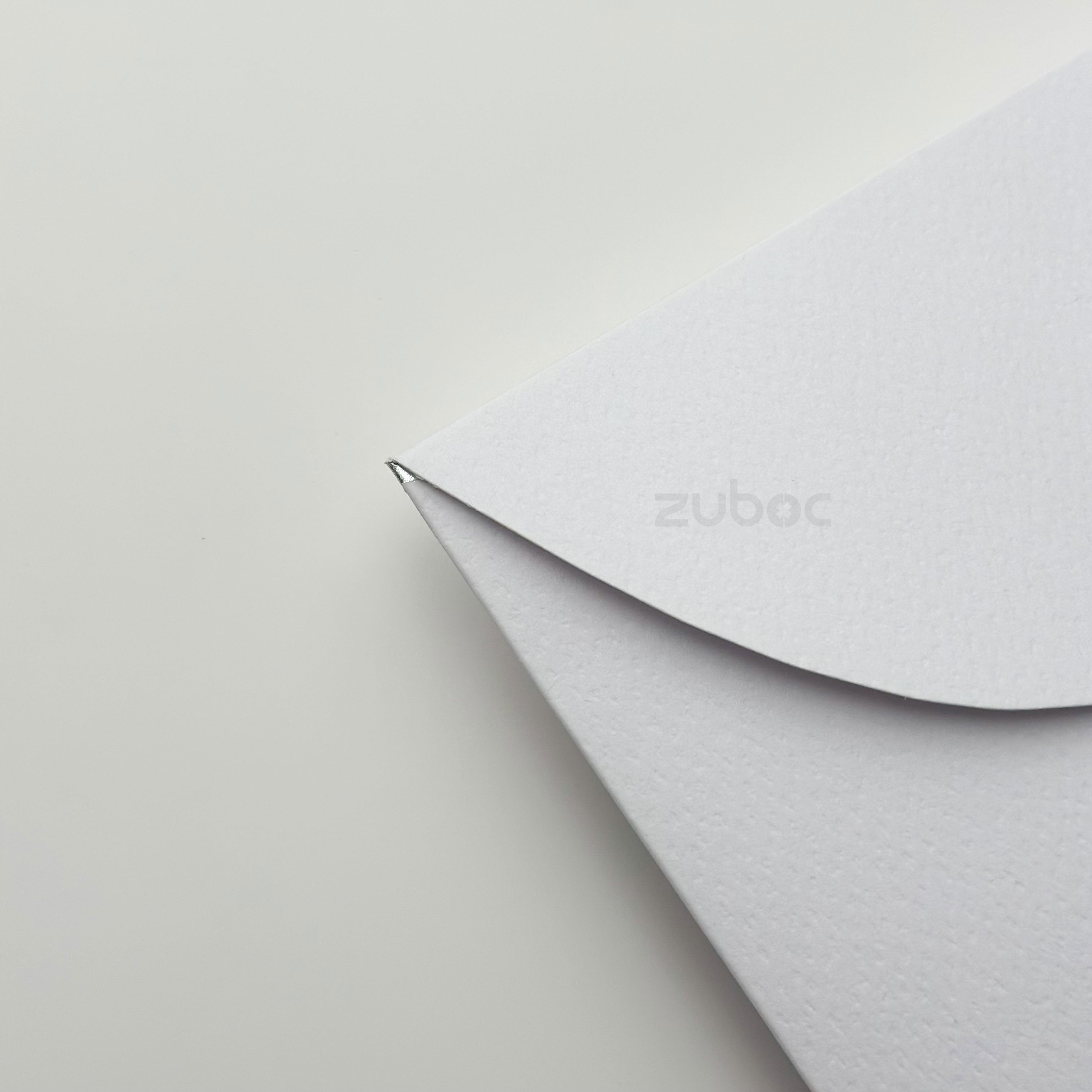 Semi Circle Envelope With Foil (line) ( Set of 5)