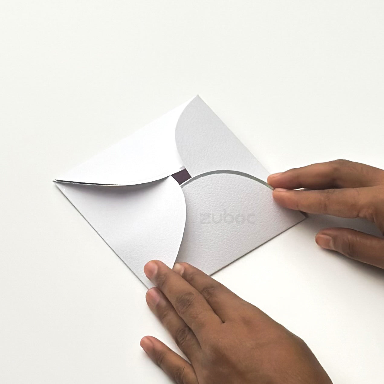 Semi Circle Envelope With Foil (line) ( Set of 5)