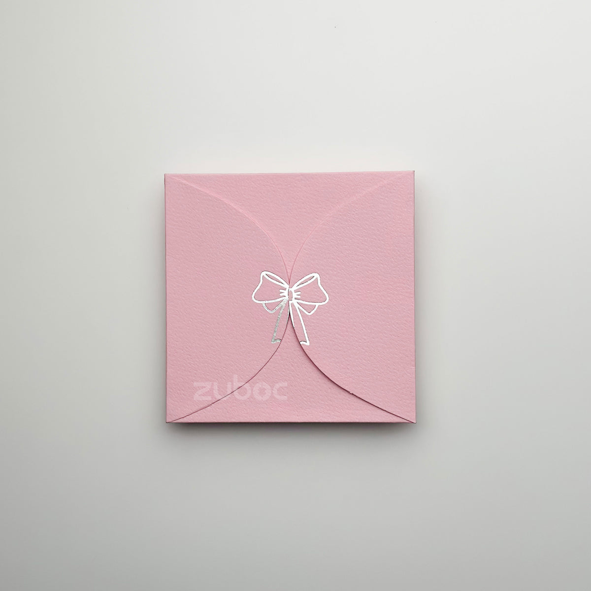 Semi Circle Envelope With Foil Bow (set of 5)