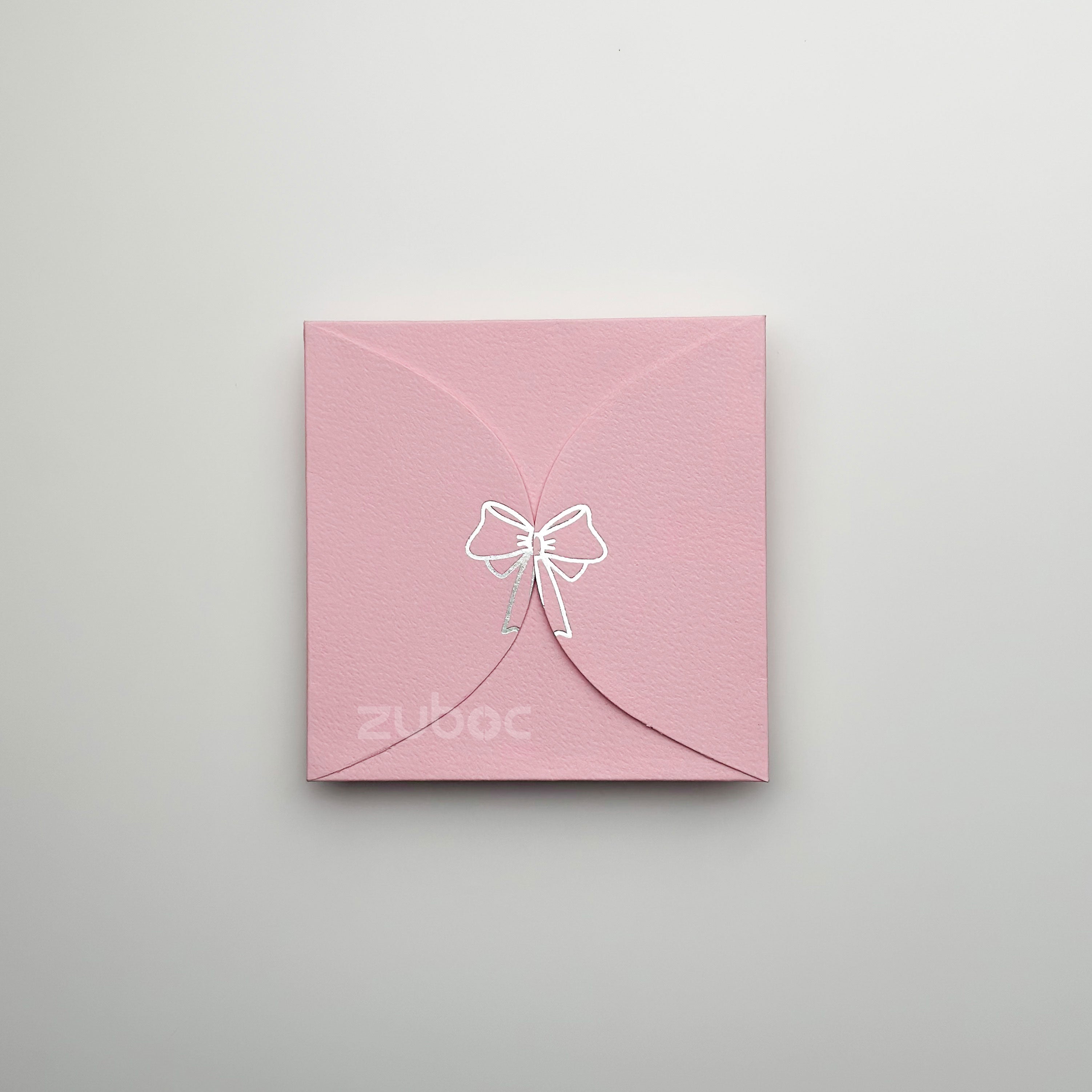 Semi Circle Envelope With Foil Bow (set of 5)