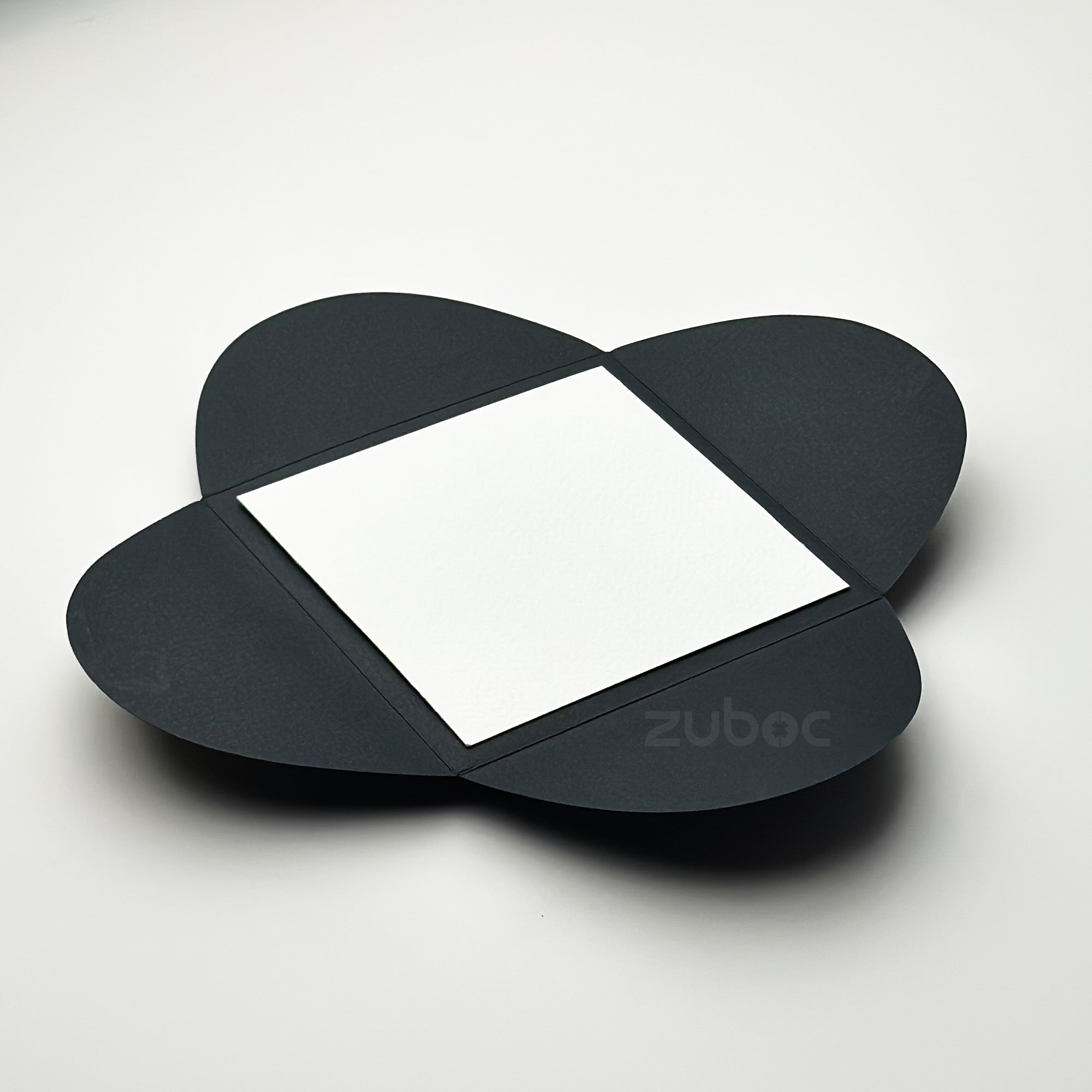Semi Circle Envelope With Foil Bow (set of 5)