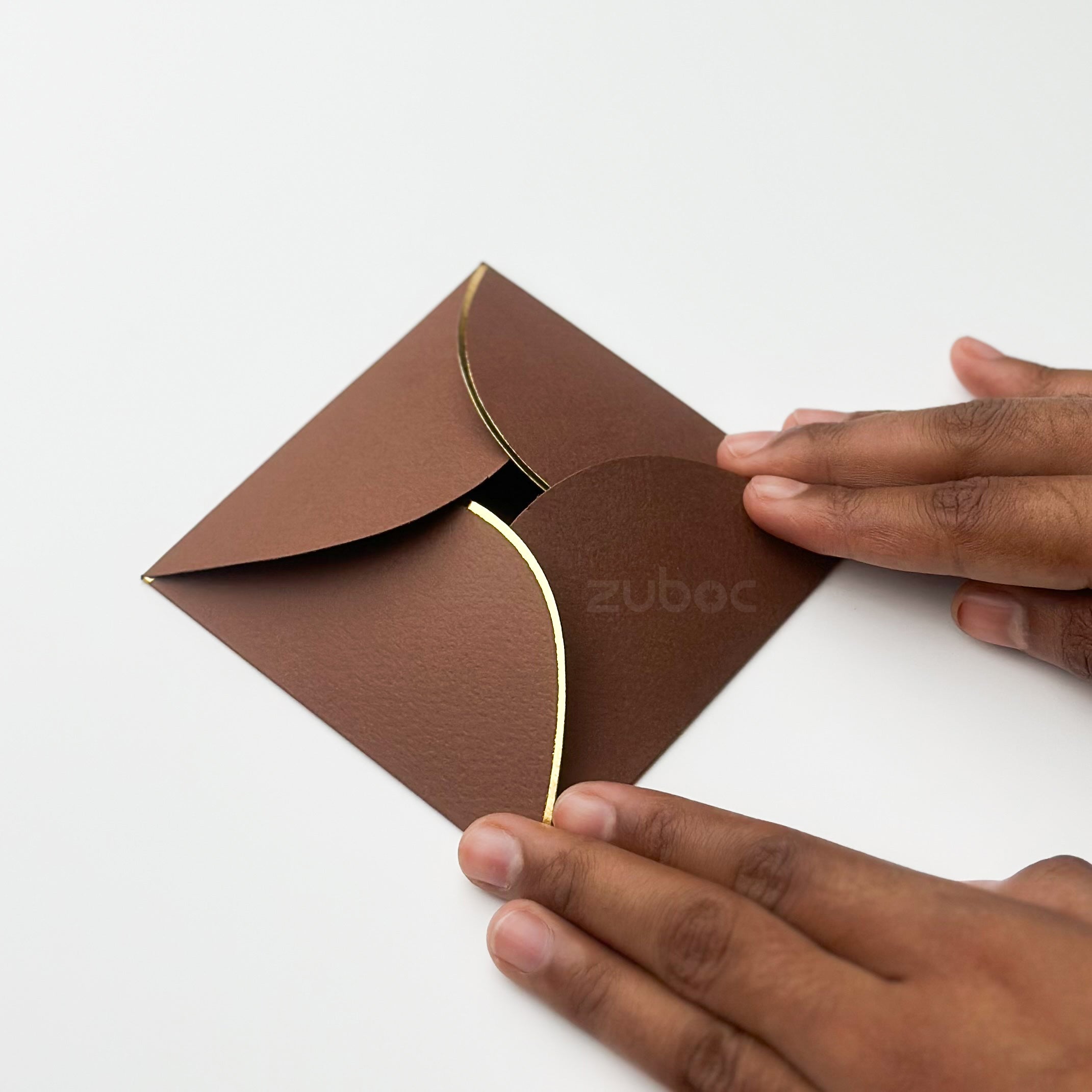 Semi Circle Envelope With Foil (line) ( Set of 5)