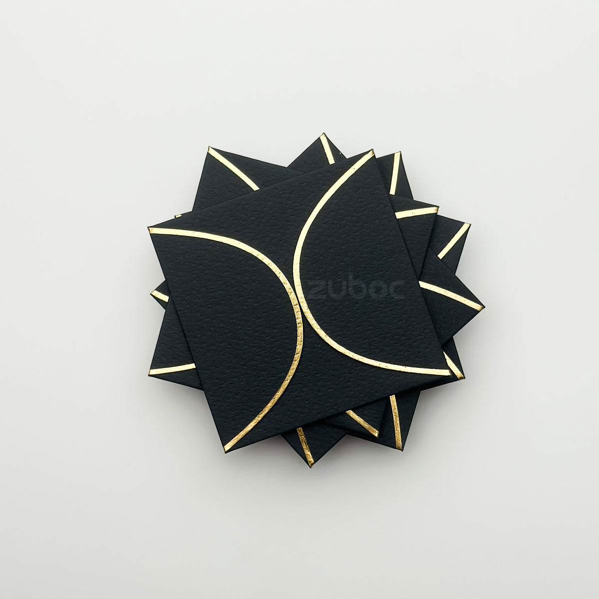 Semi Circle Envelope With Foil (line) ( Set of 5)