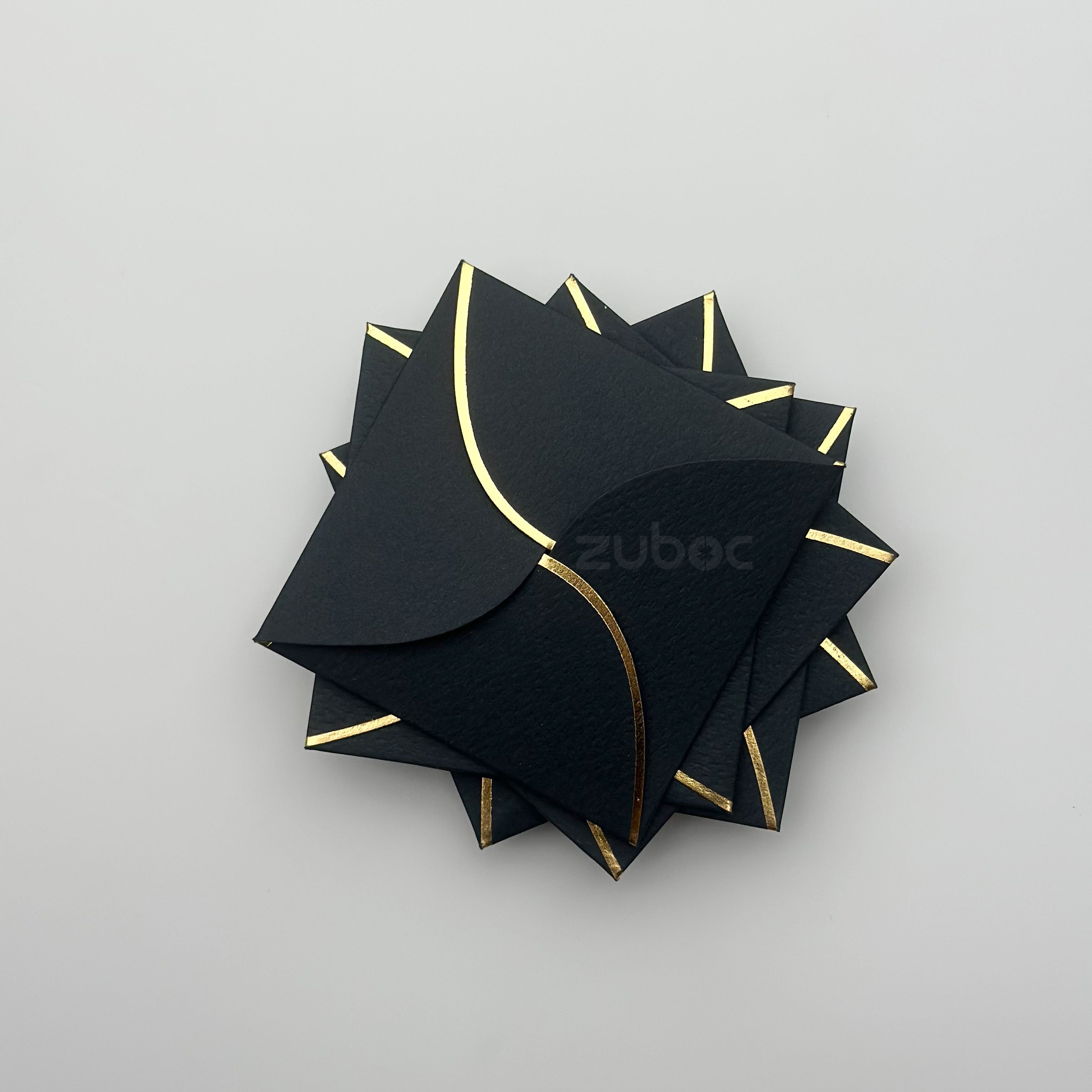 Semi Circle Envelope With Foil (line) ( Set of 5)
