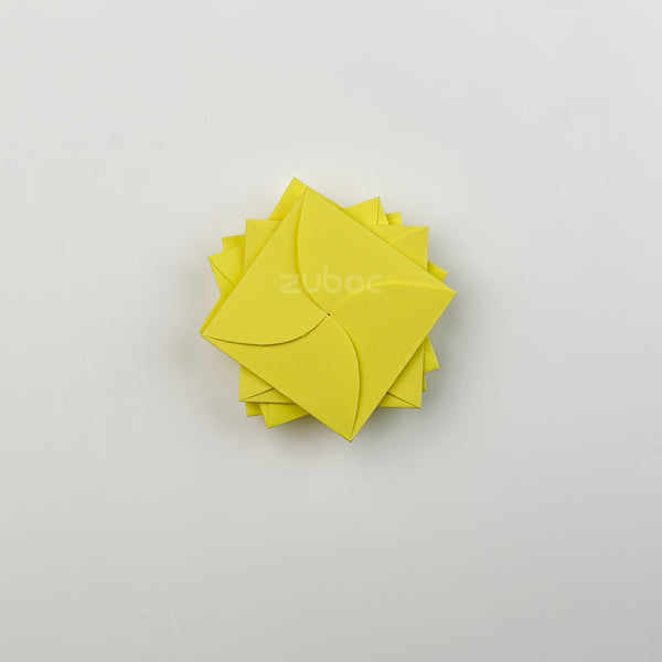 Mango yellow semi circle envelope 12.5 cm for scrapbooking