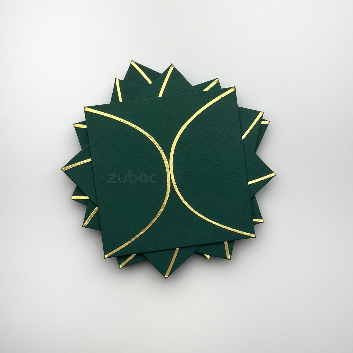 Semi Circle Envelope With Foil (line) ( Set of 5)