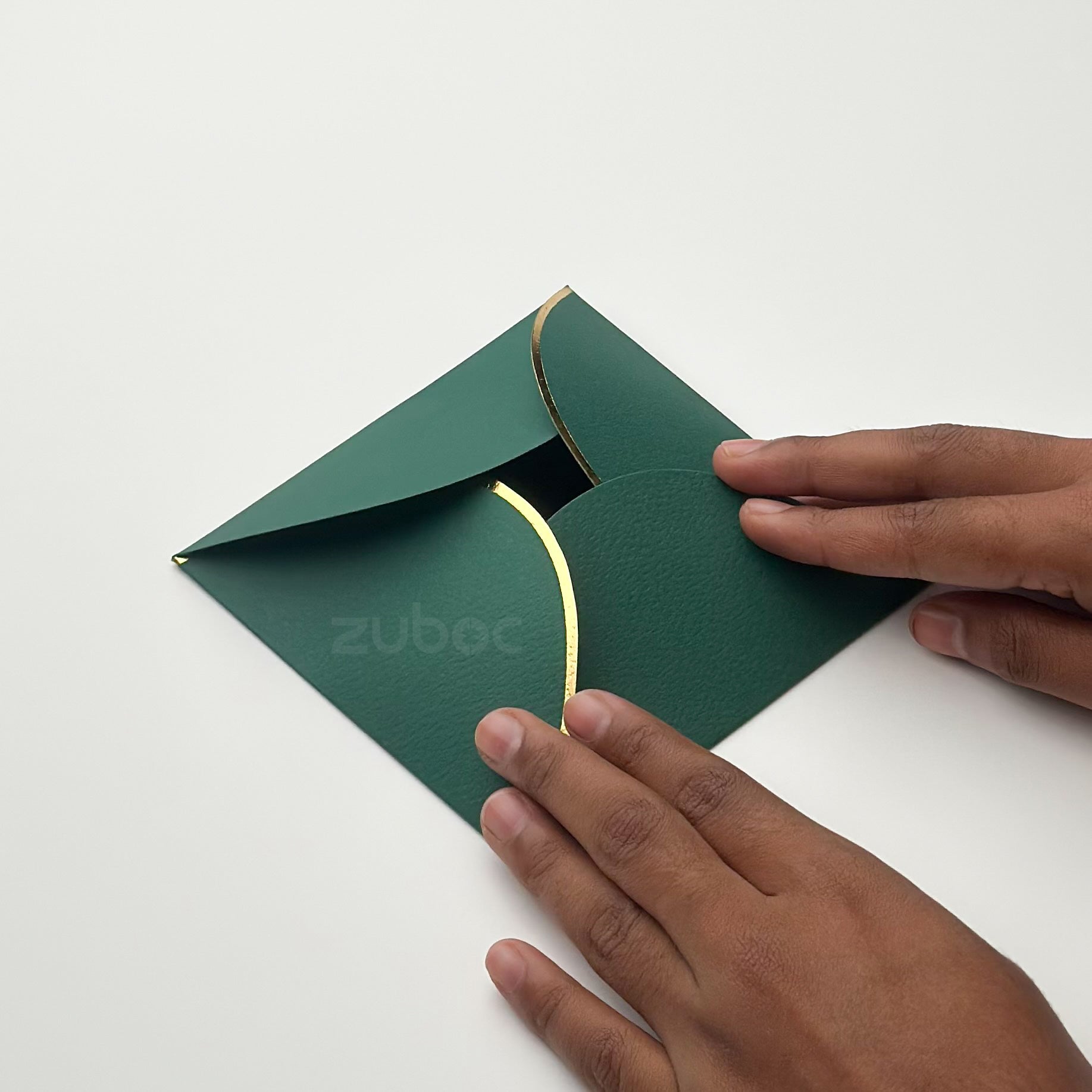 Semi Circle Envelope With Foil (line) ( Set of 5)