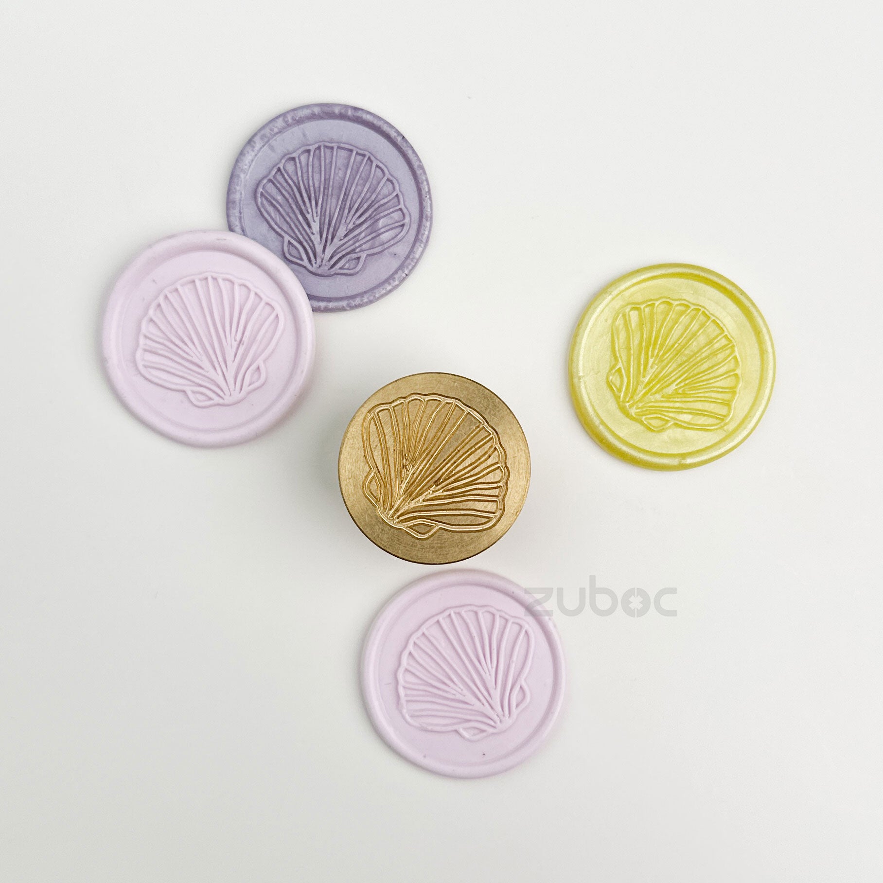 Shell Wax Stamp Head Only