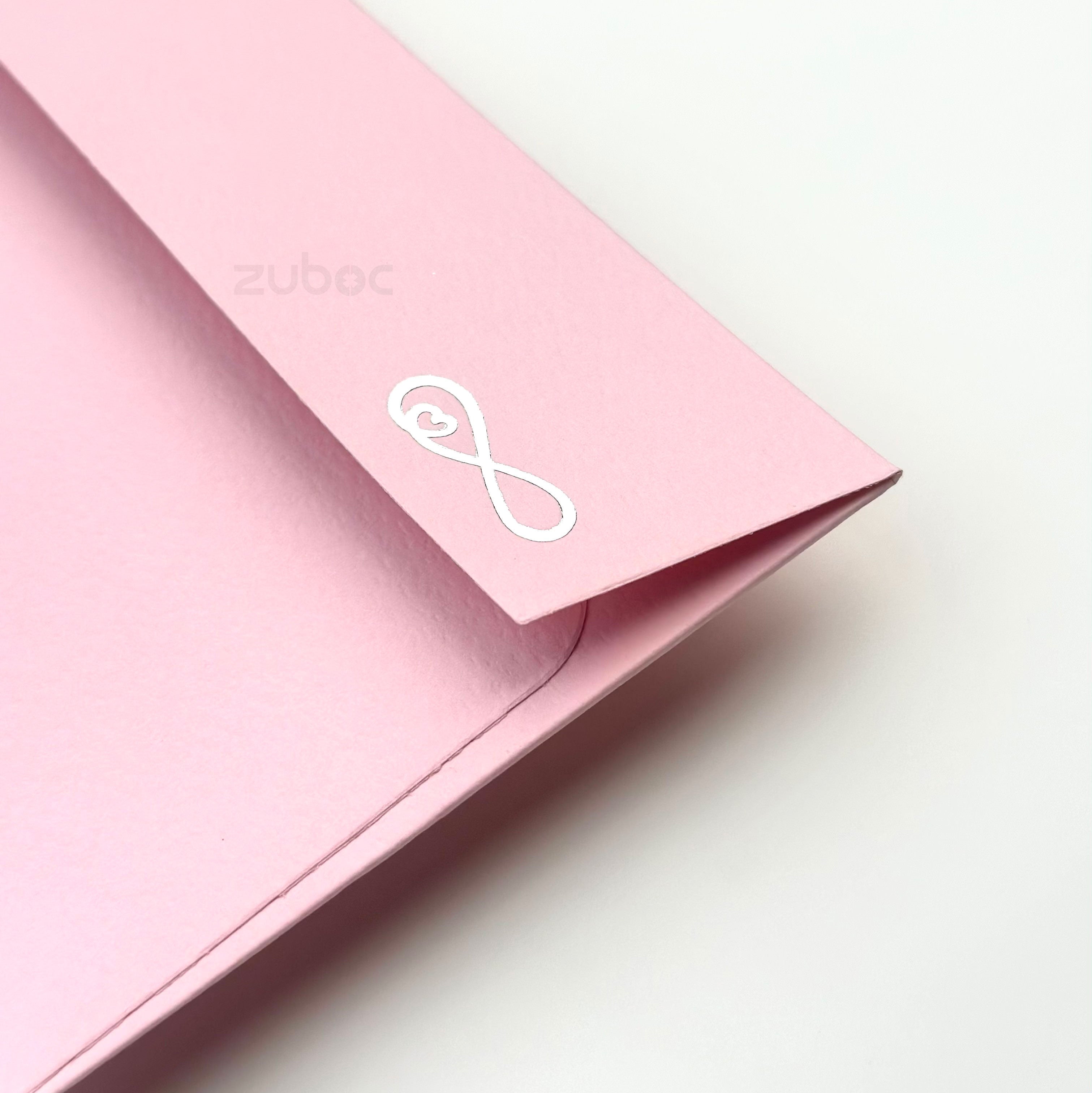Short Flap Envelope (With Foil) C6 ( Set of 5)