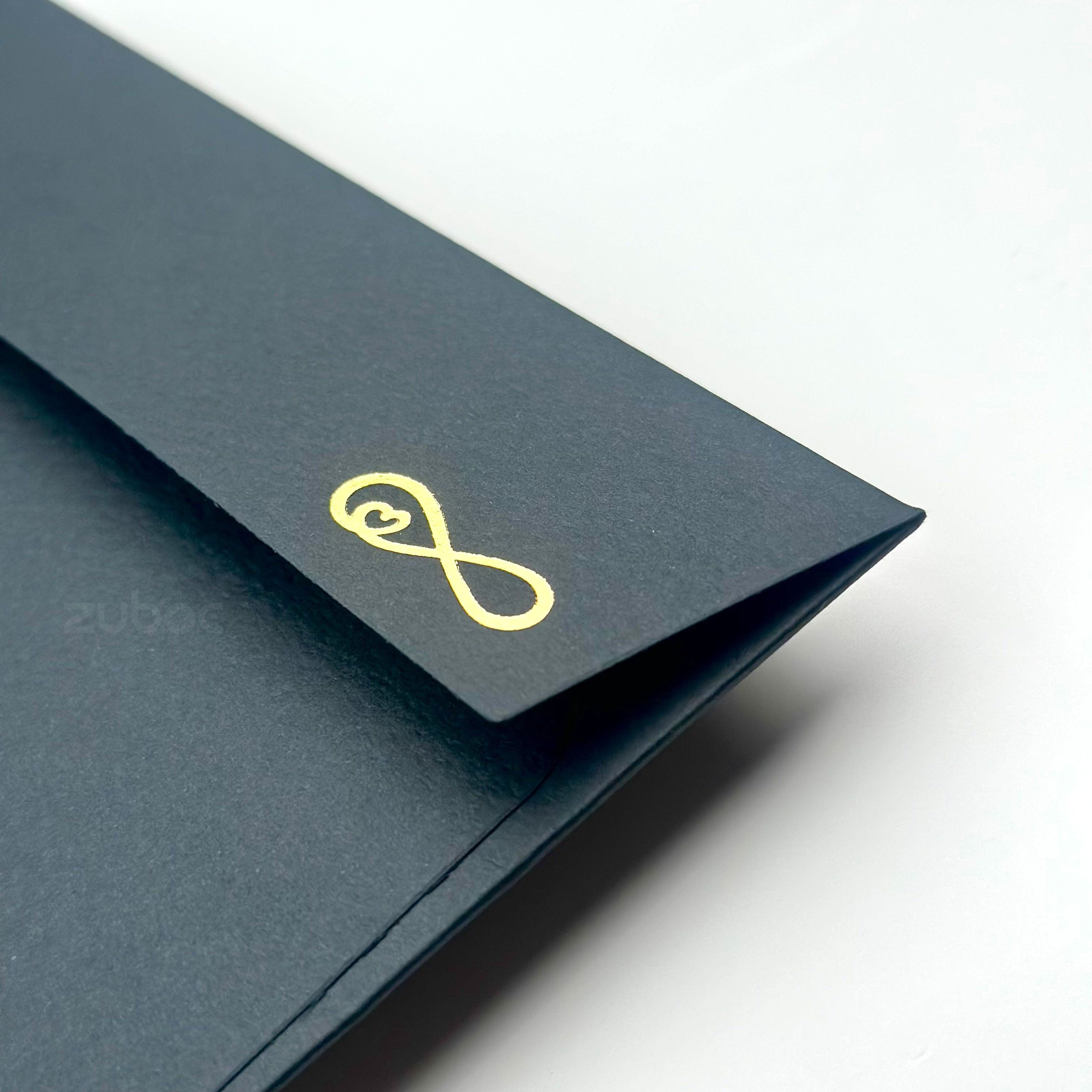 Short Flap Envelope (With Foil) C6 ( Set of 5)