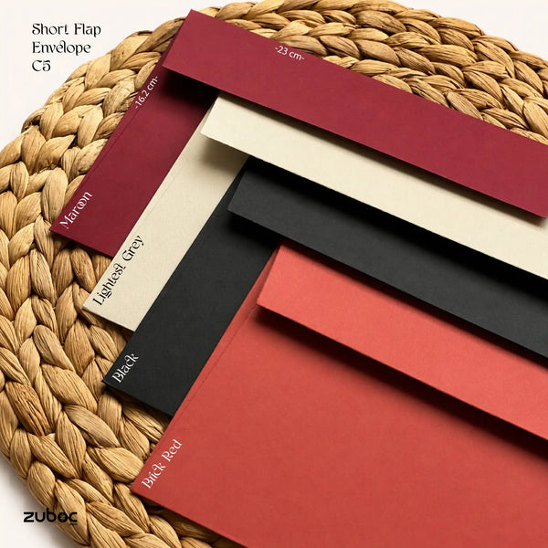 Short Flap Envelope - C5 (Set of 5)