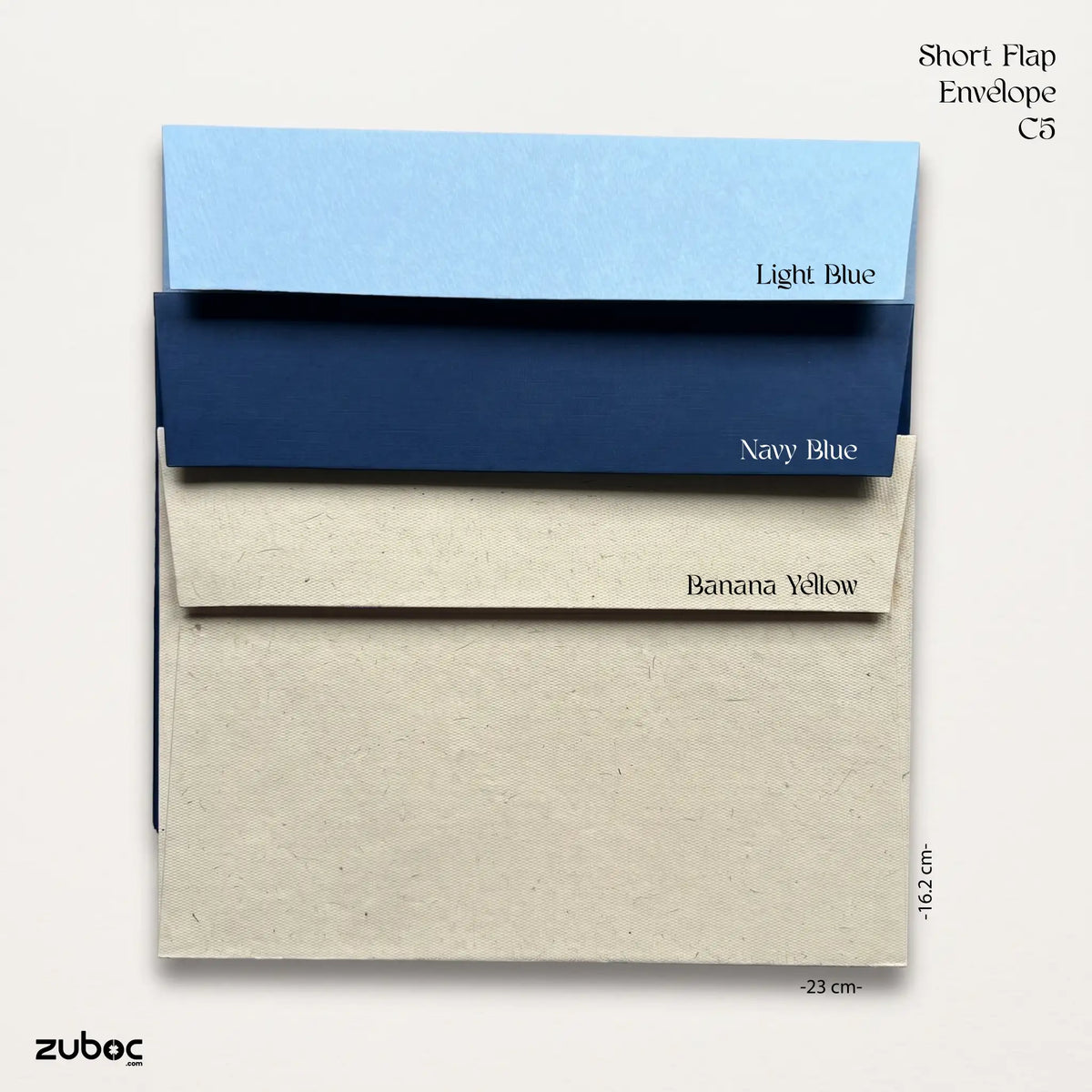 Short Flap Envelope - C5 (Set of 5)