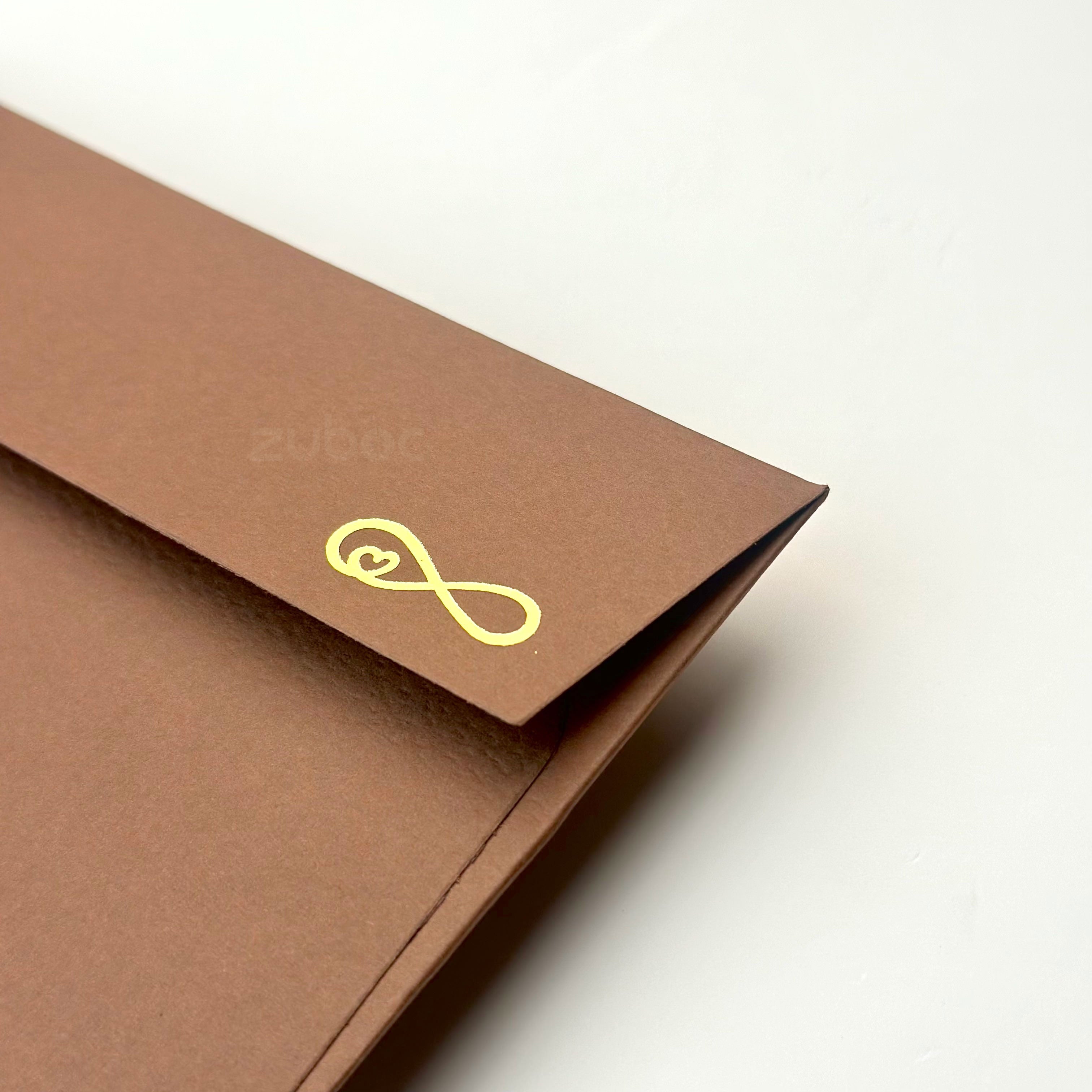Short Flap Envelope (With Foil) C6 ( Set of 5)