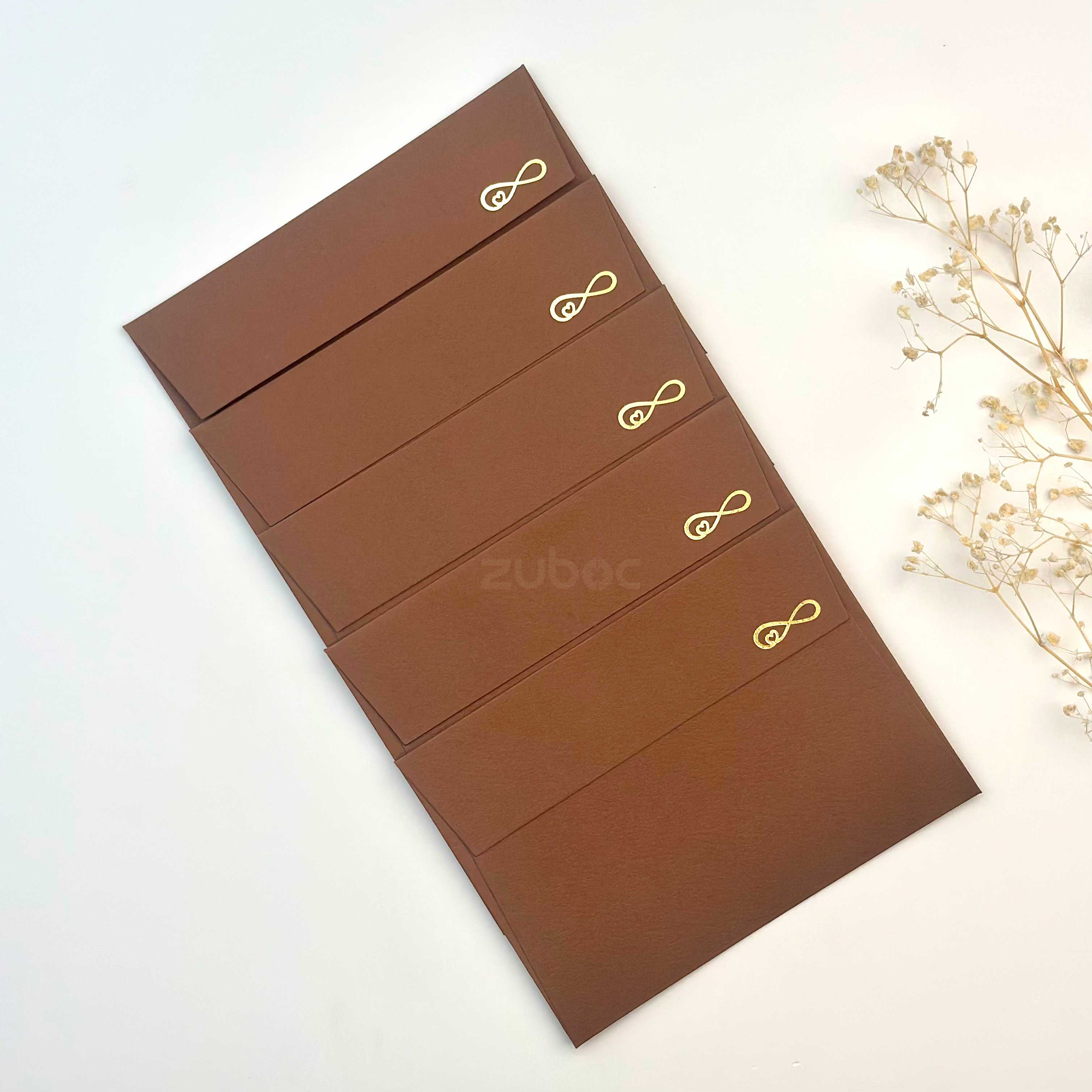 Short Flap Envelope (With Foil) C6 ( Set of 5)