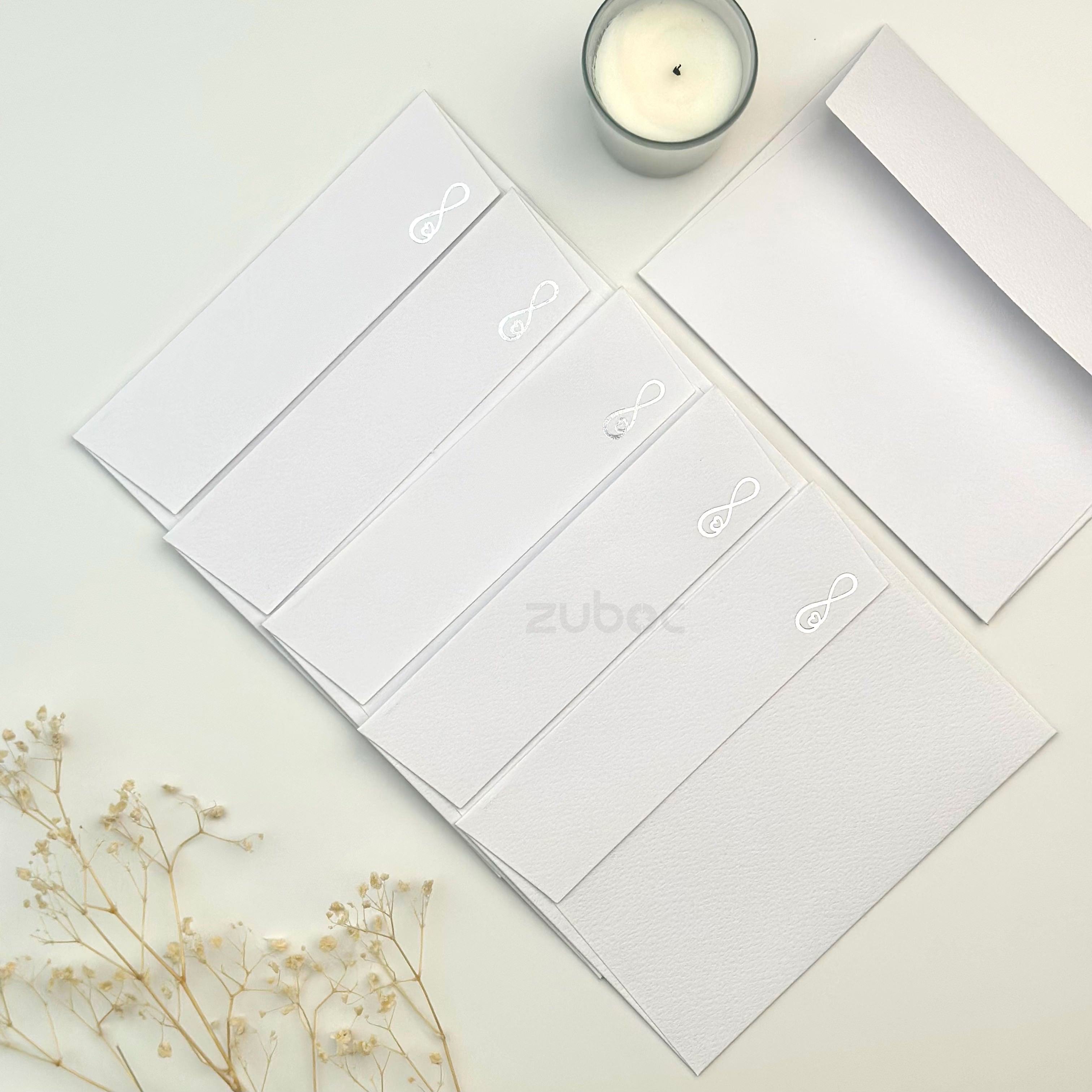 Short Flap Envelope (With Foil) C6 ( Set of 5)
