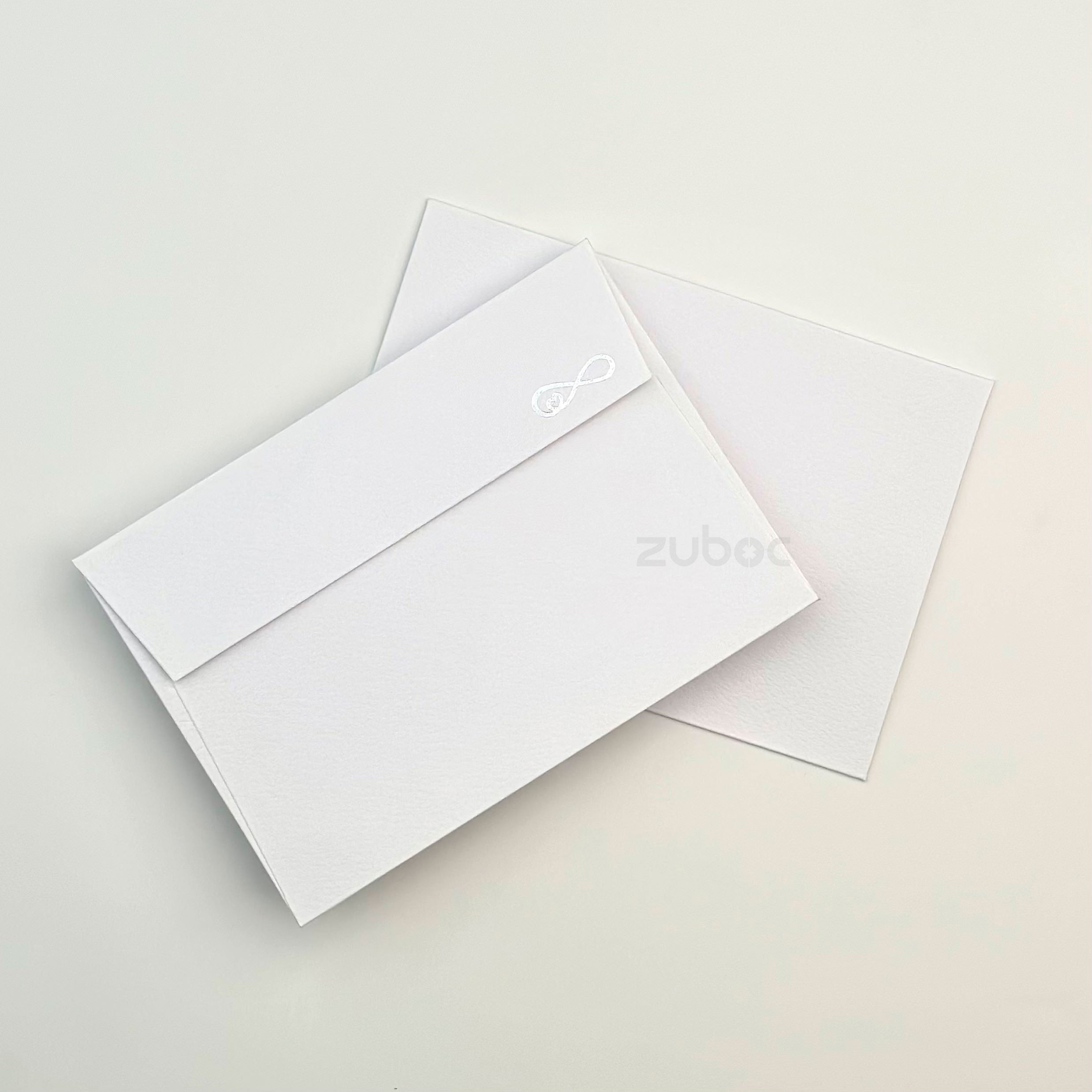 Short Flap Envelope (With Foil) C6 ( Set of 5)