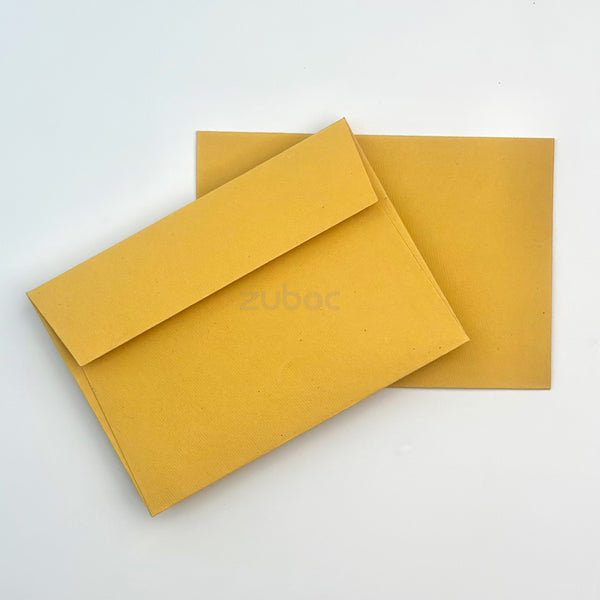 Maroon short flap envelope C5 for art projects