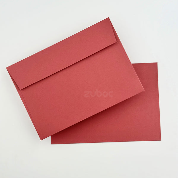Maroon C5 short flap envelope for creative hobbies
