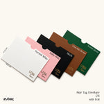 Side Tag Envelope with Foil C6 (With Love) ( Set of 5)