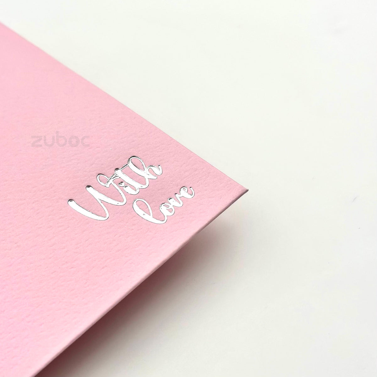 Side Tag Envelope with Foil C6 (With Love) ( Set of 5)