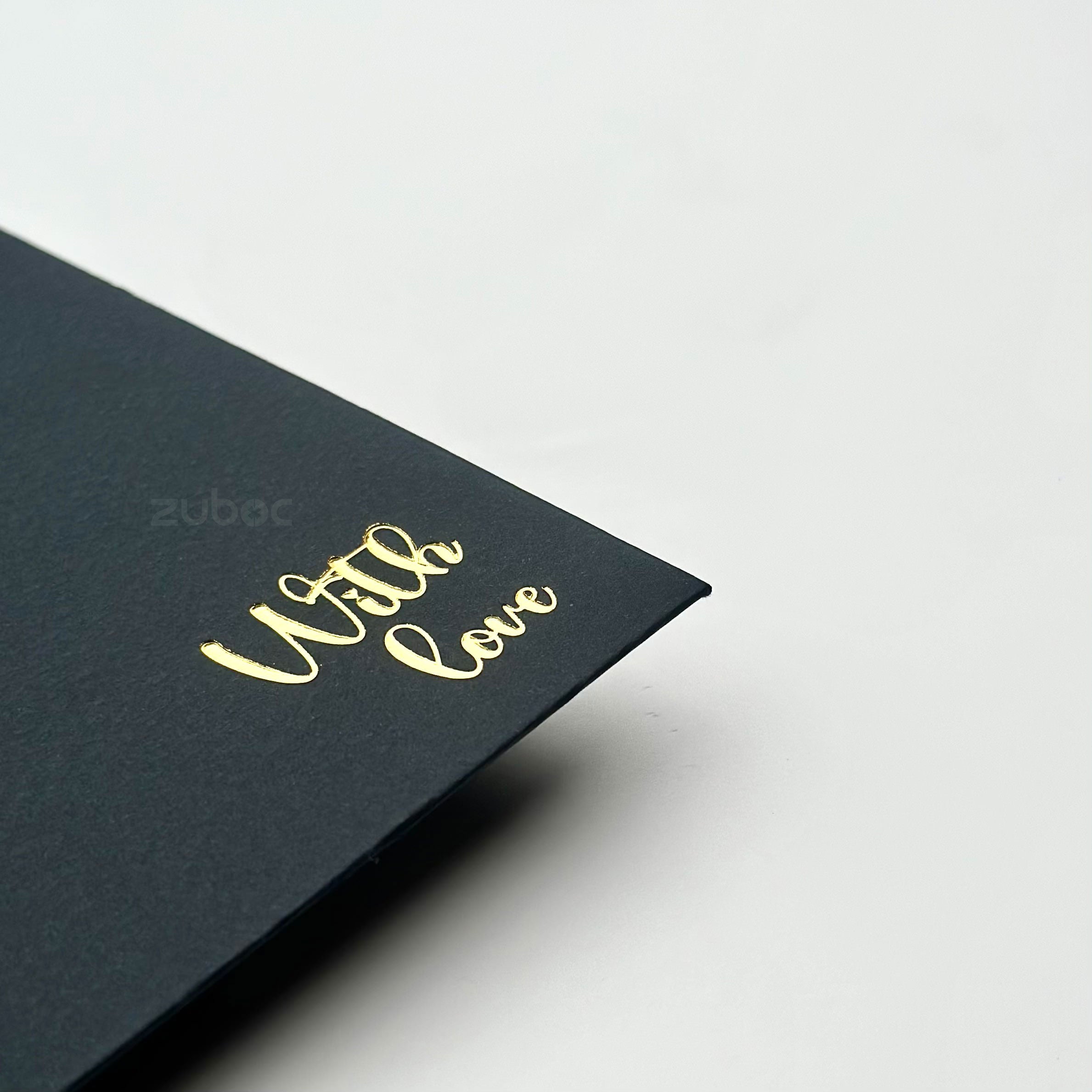 Side Tag Envelope with Foil C6 (With Love) ( Set of 5)