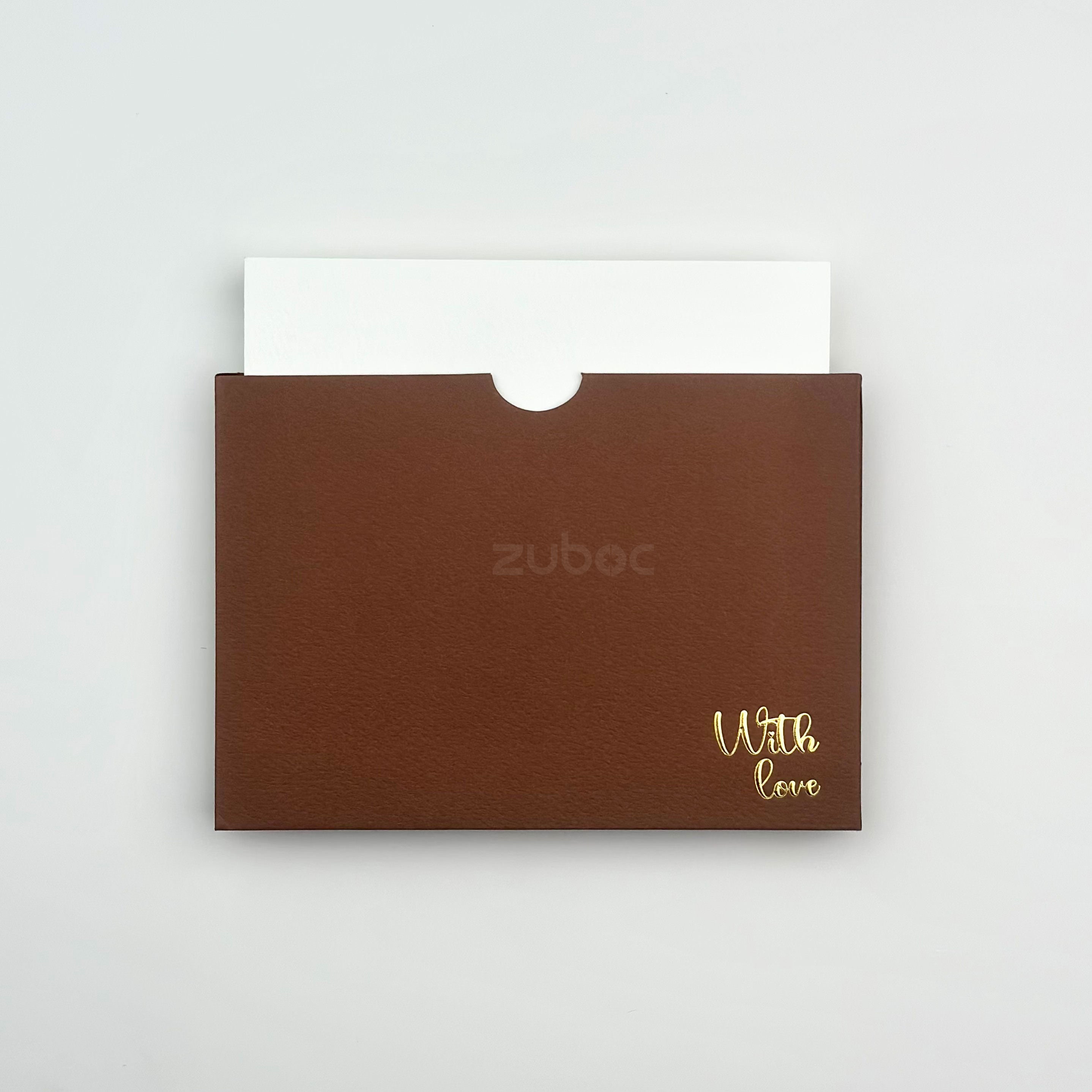 Side Tag Envelope with Foil C6 (With Love) ( Set of 5)