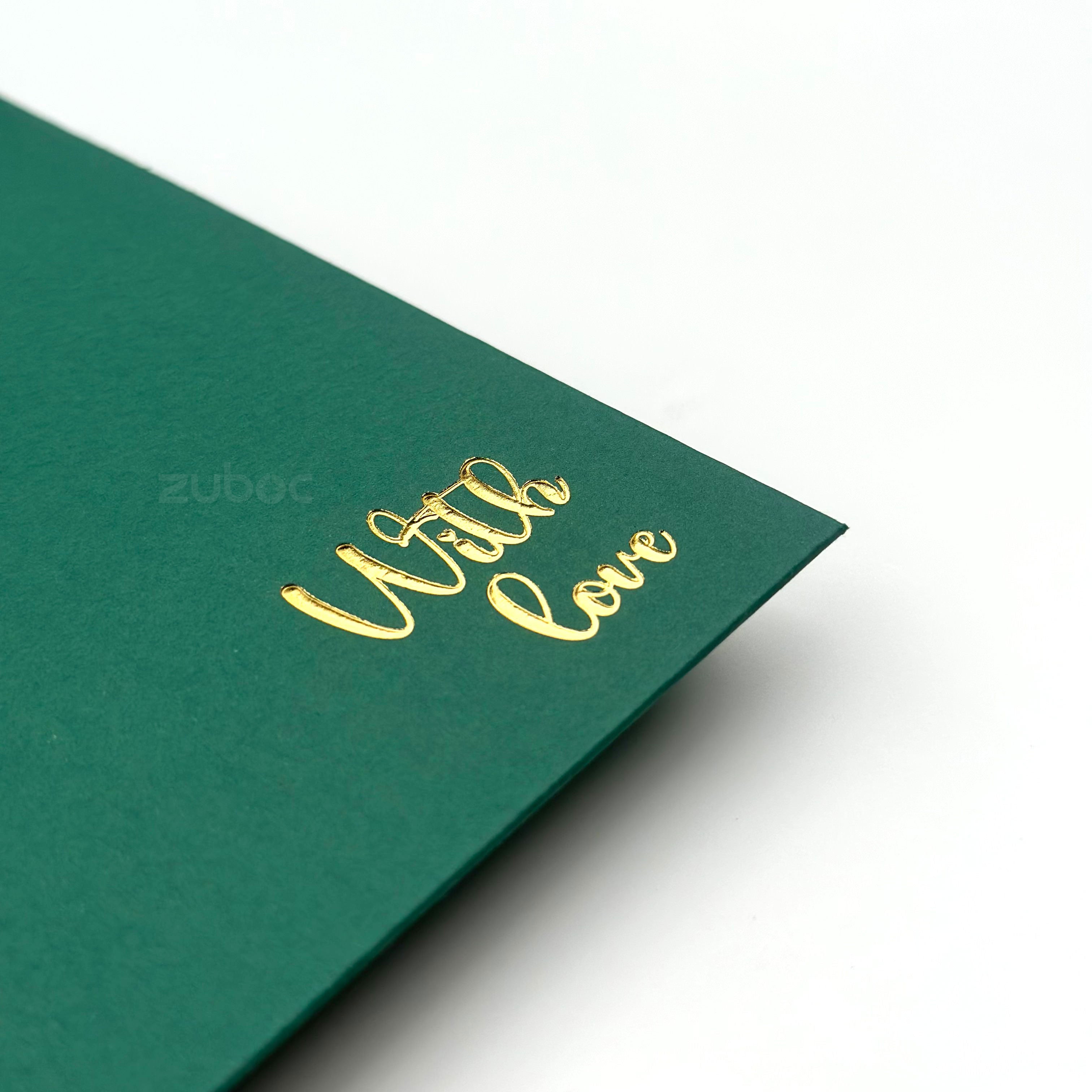 Side Tag Envelope with Foil C6 (With Love) ( Set of 5)