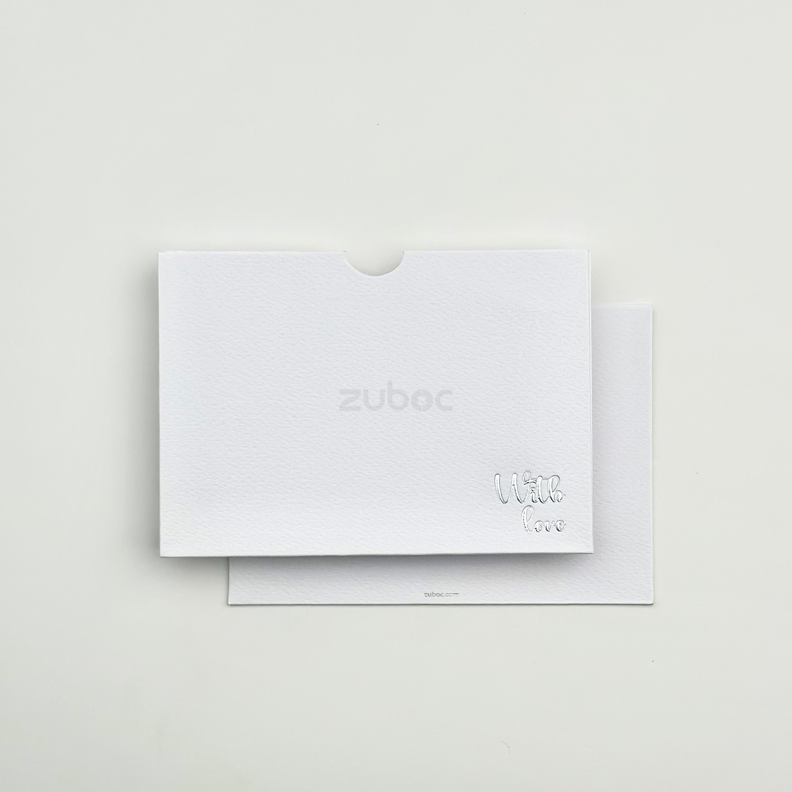 Side Tag Envelope with Foil C6 (With Love) ( Set of 5)