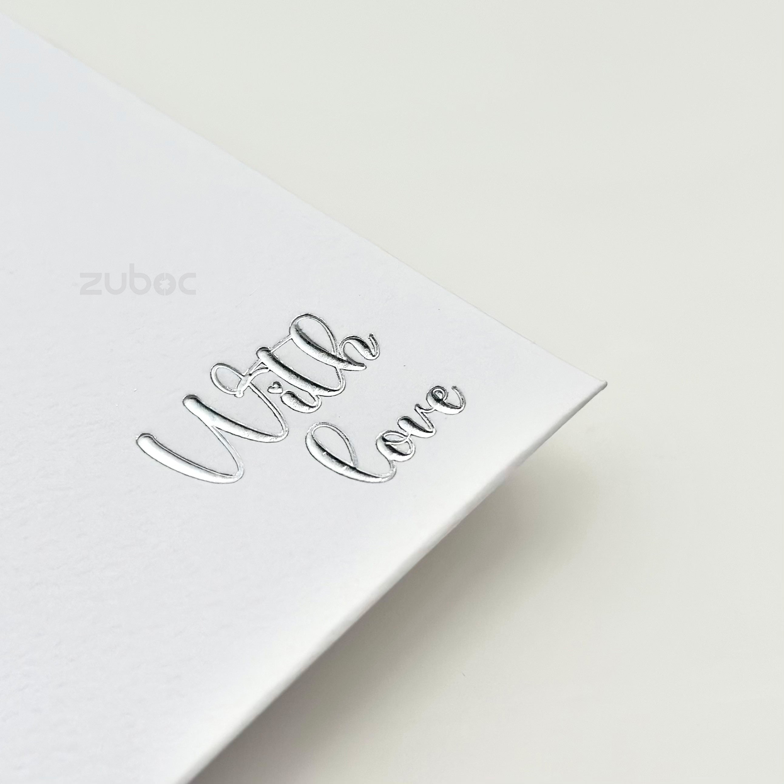 Side Tag Envelope with Foil C6 (With Love) ( Set of 5)