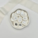 Silver Foil Wax Seal for Invitations (Set of 5)