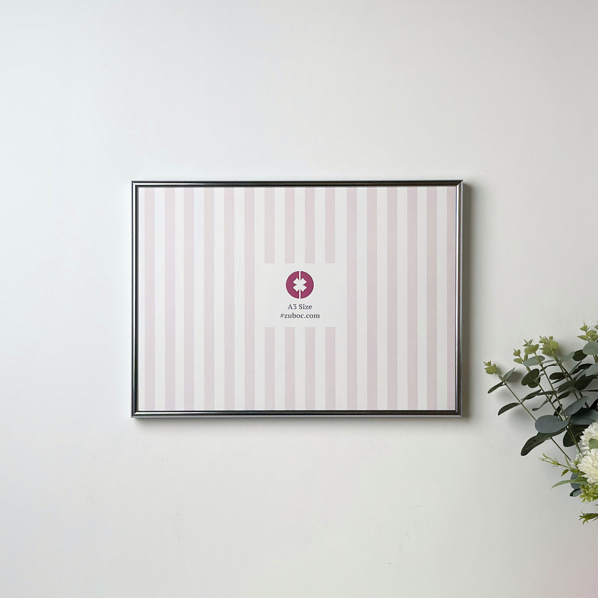 Silver Metallic Photo Frame (A3)