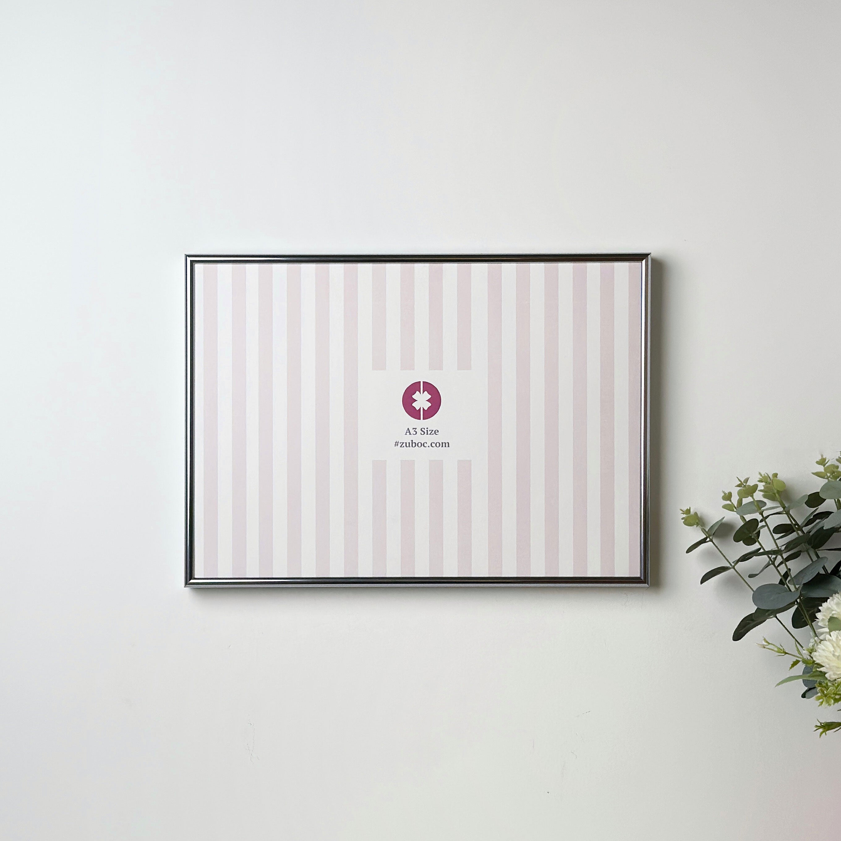 Silver Metallic Photo Frame (A3)