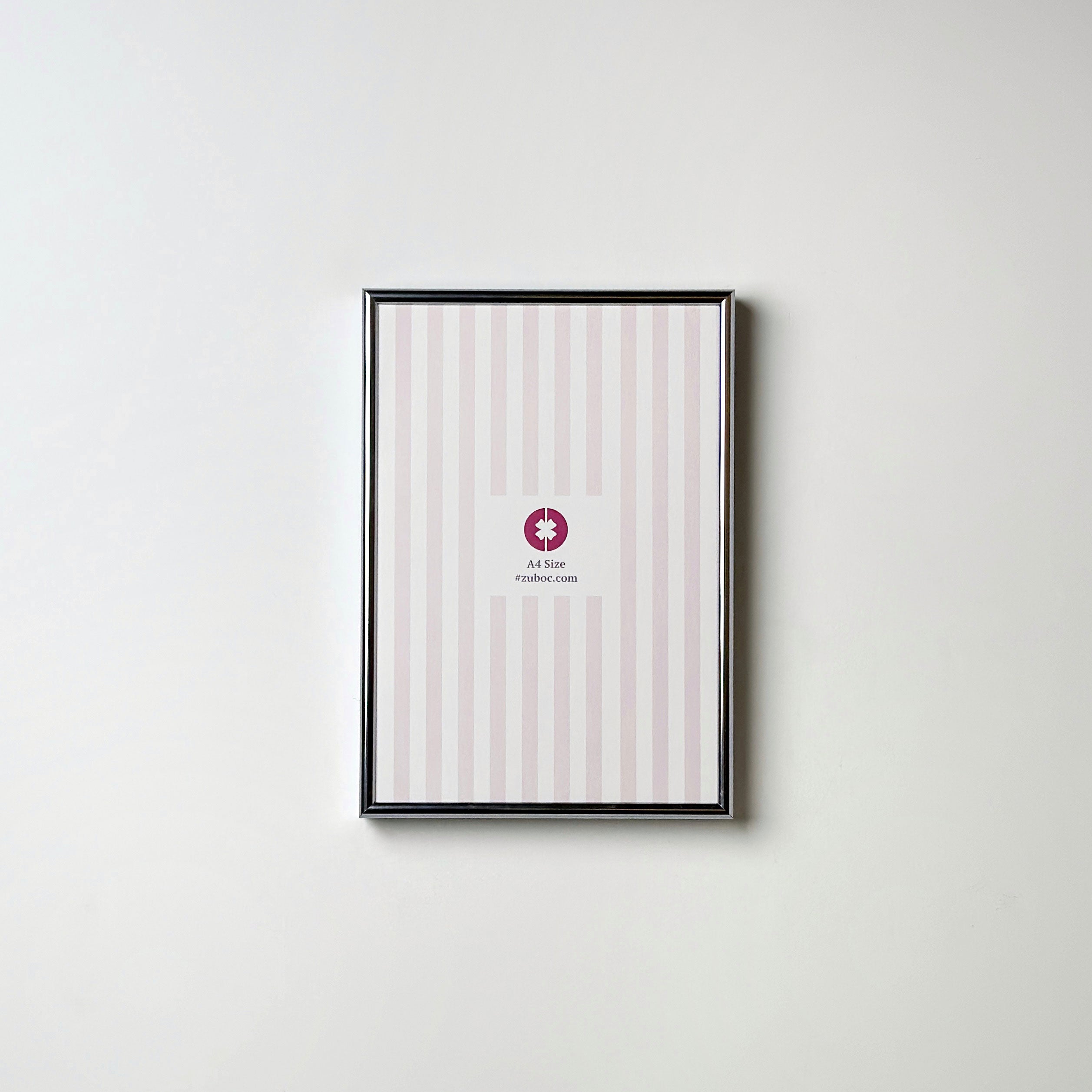 Silver Metallic Photo Frame (A4)