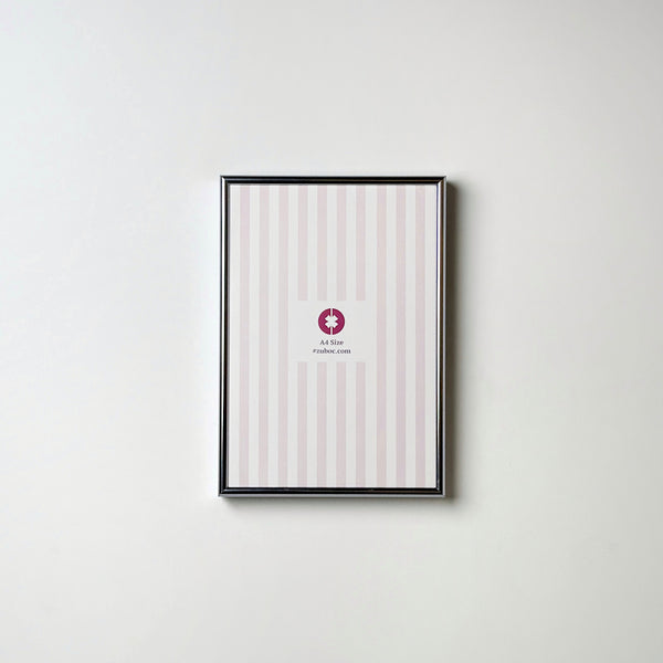 Silver Metallic Photo Frame (A4)