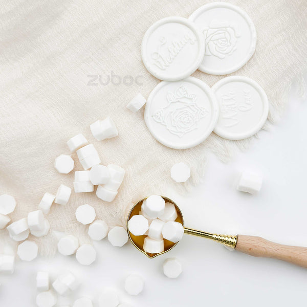 Snow White Sealing Wax Beads 30g