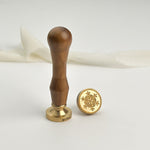 Snow Wax Stamp with Wooden Handle