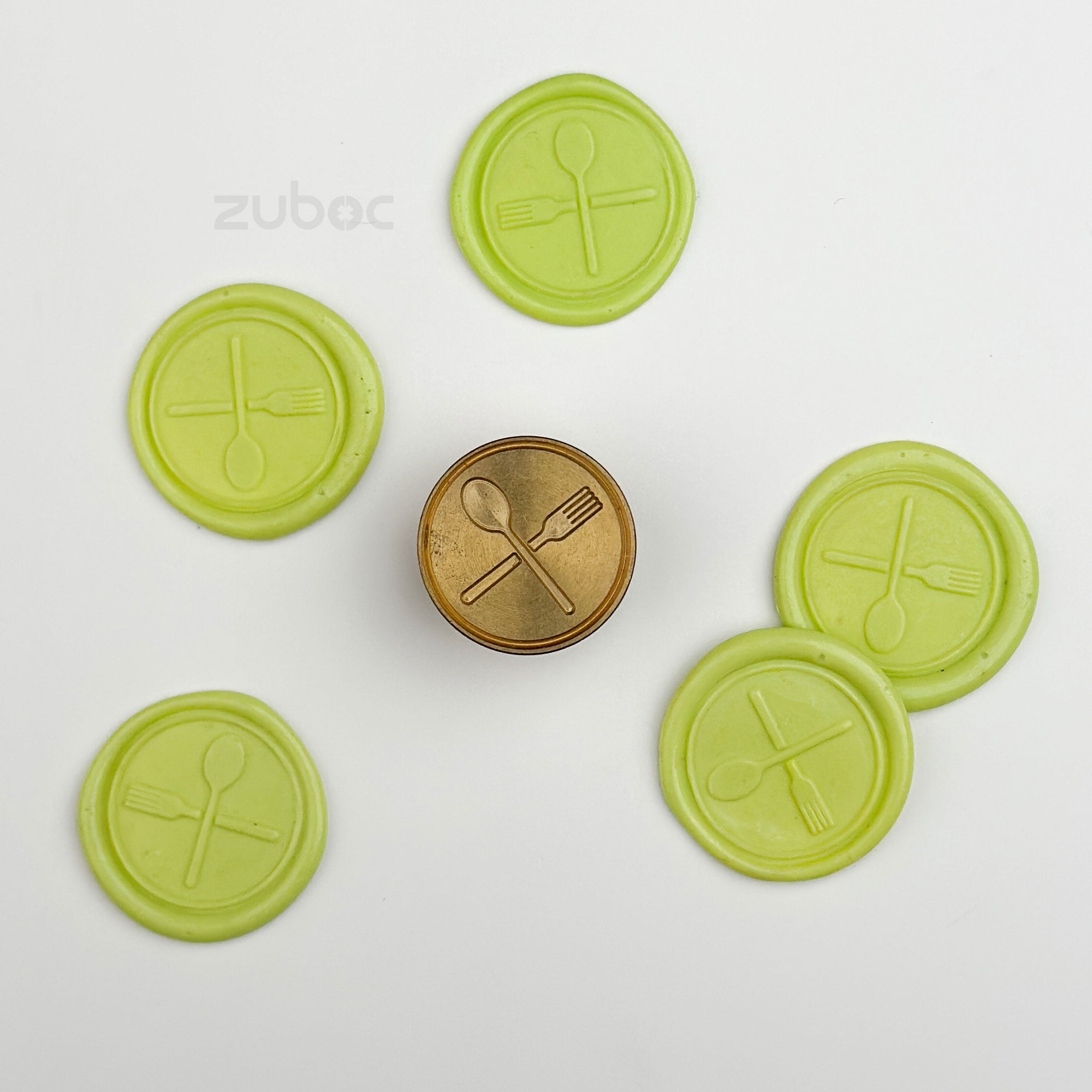 Wooden wax stamp for handmade cards