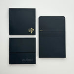 Square Envelope With Foil(Mini Flower) (Set of 5)