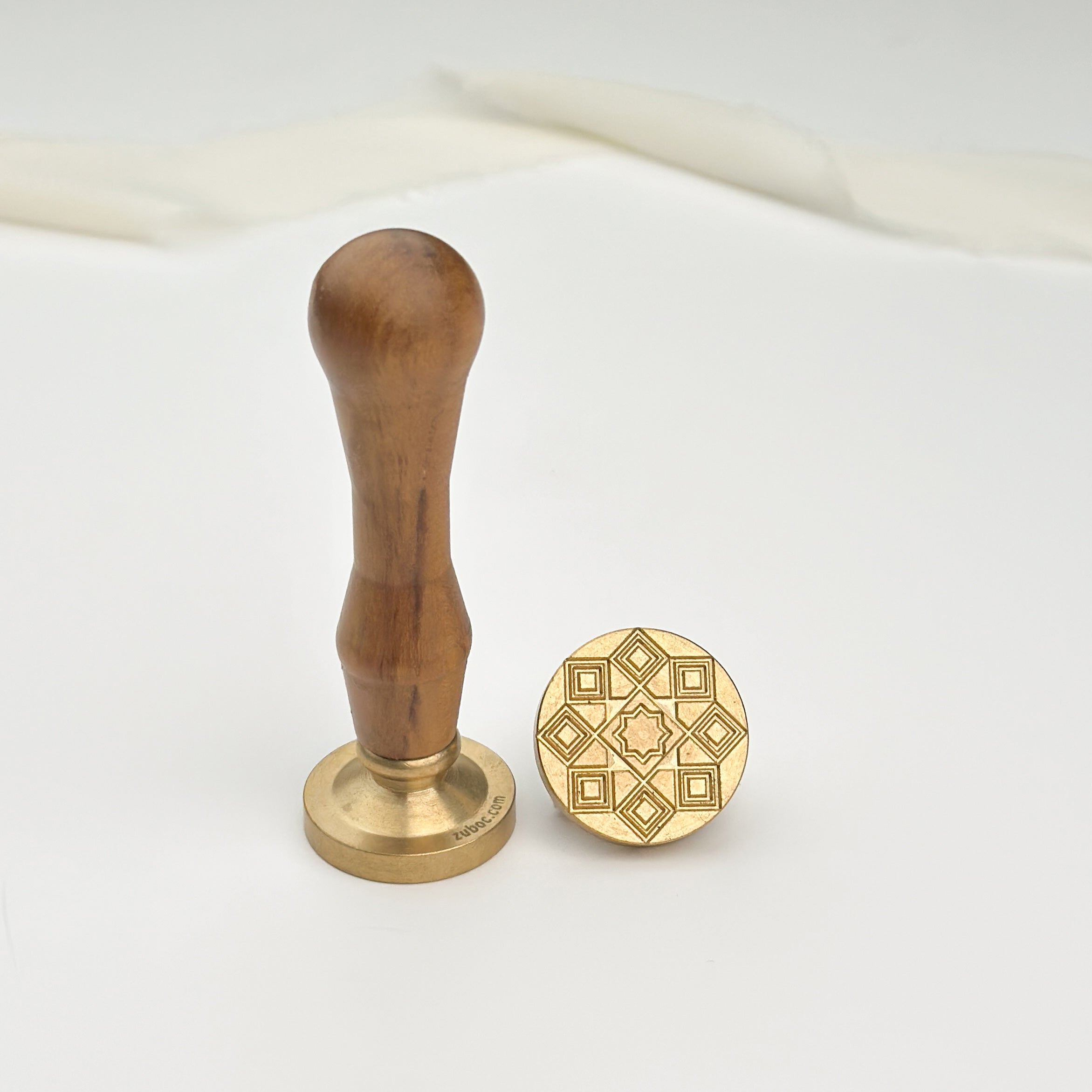Star Wax Stamp with Wooden Handle