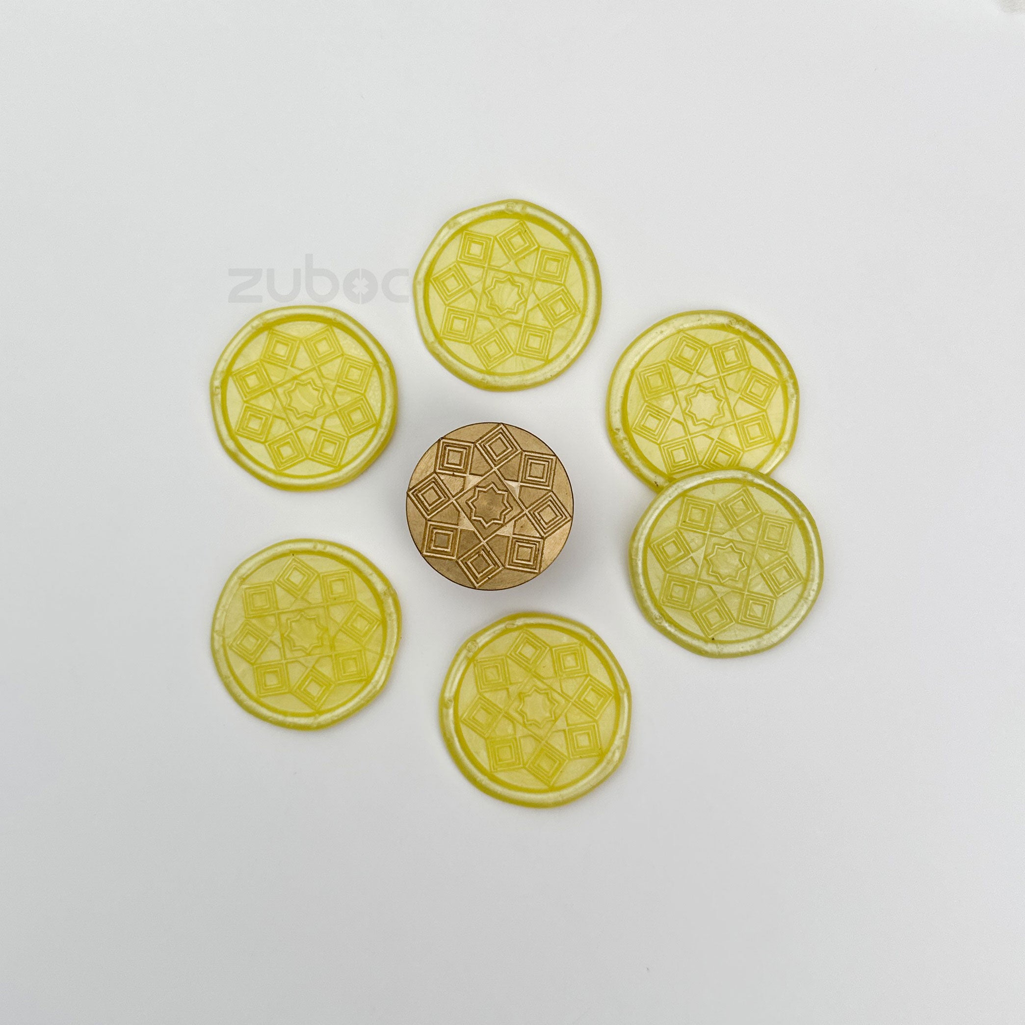 Star Wax Stamp with Wooden Handle