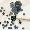 Starry Black Sealing Wax Beads 30g