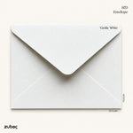 STD Vanilla White Envelope - 300gsm (Set of 5)