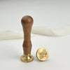 STD Wax Stamp with Wooden Handle