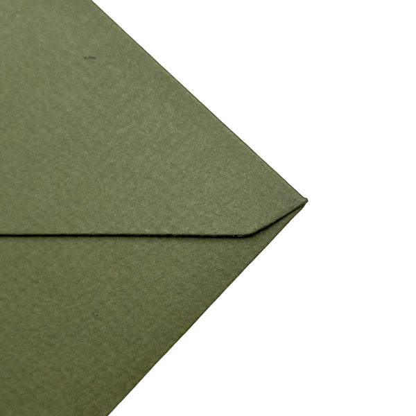 Olive Green Invitation Envelope 320gsm (Set of 5)