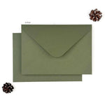 Olive Green Invitation Envelope 320gsm (Set of 5)