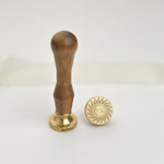 Sun Wax Stamp with Wooden Handle