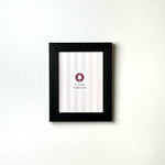 Textured Pitch Black Photo Frame (A5)